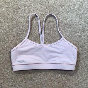 Lululemon Pink Flow Y Bra Size 4